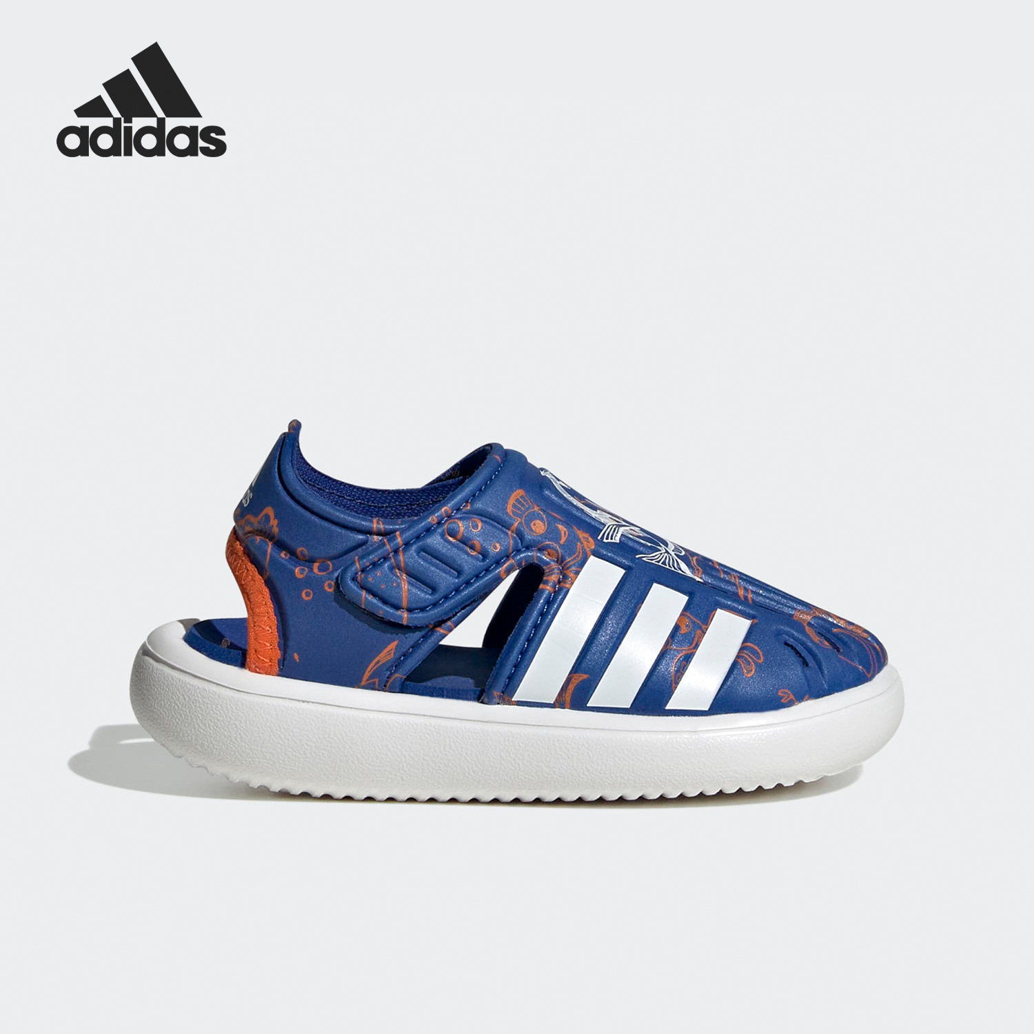 Adidas/阿迪达斯正品夏季小童迪士尼联名款休闲凉鞋HP7756