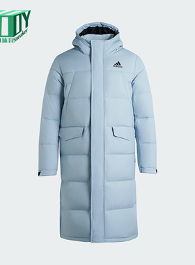 Adidas/阿迪达斯正品V L DOWN PARKA男士长款保暖羽绒服KF6747