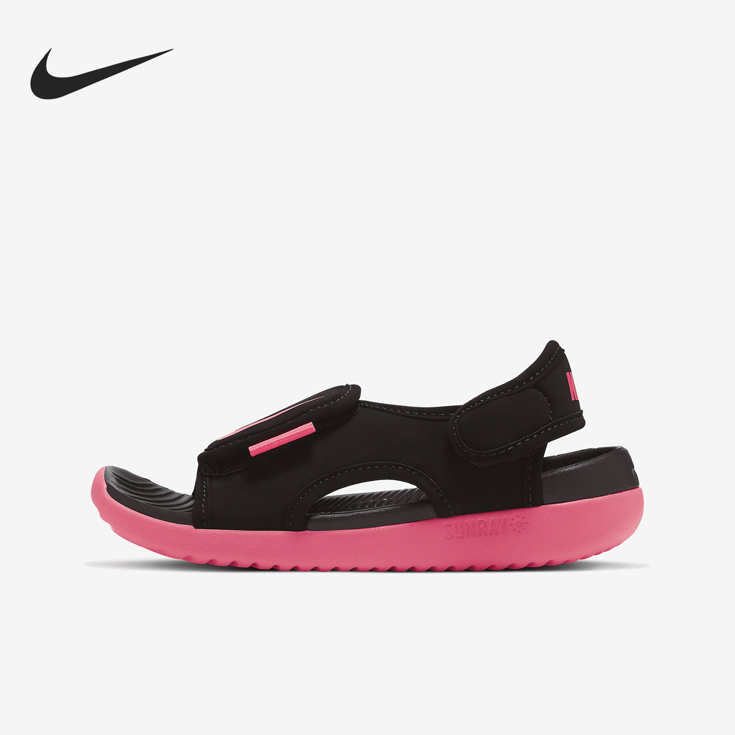 Nike/耐克正品夏季新款大童露趾魔术贴透气凉鞋DB9562-002