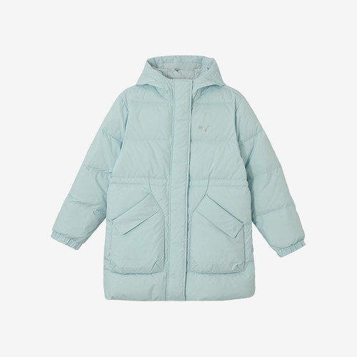 Puma/彪马正品秋冬新款女士保暖连帽宽松户外羽绒服687475-69