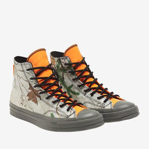 Converse匡威 男女GTX树林印花落叶纹机能防水高帮帆布鞋169365C