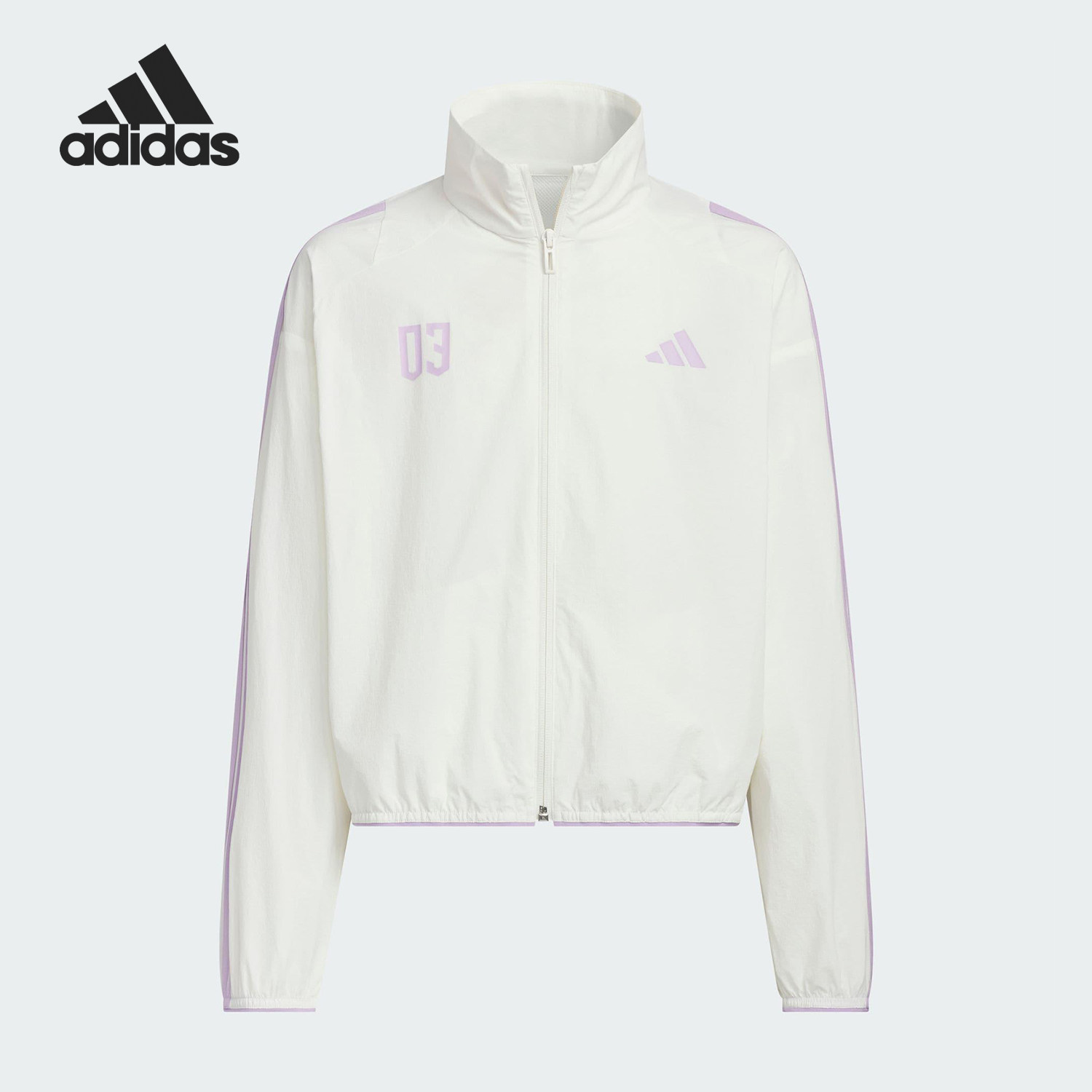 Adidas/阿迪达斯正品JG BTS WV JKT大童宽松立领外套KC2547