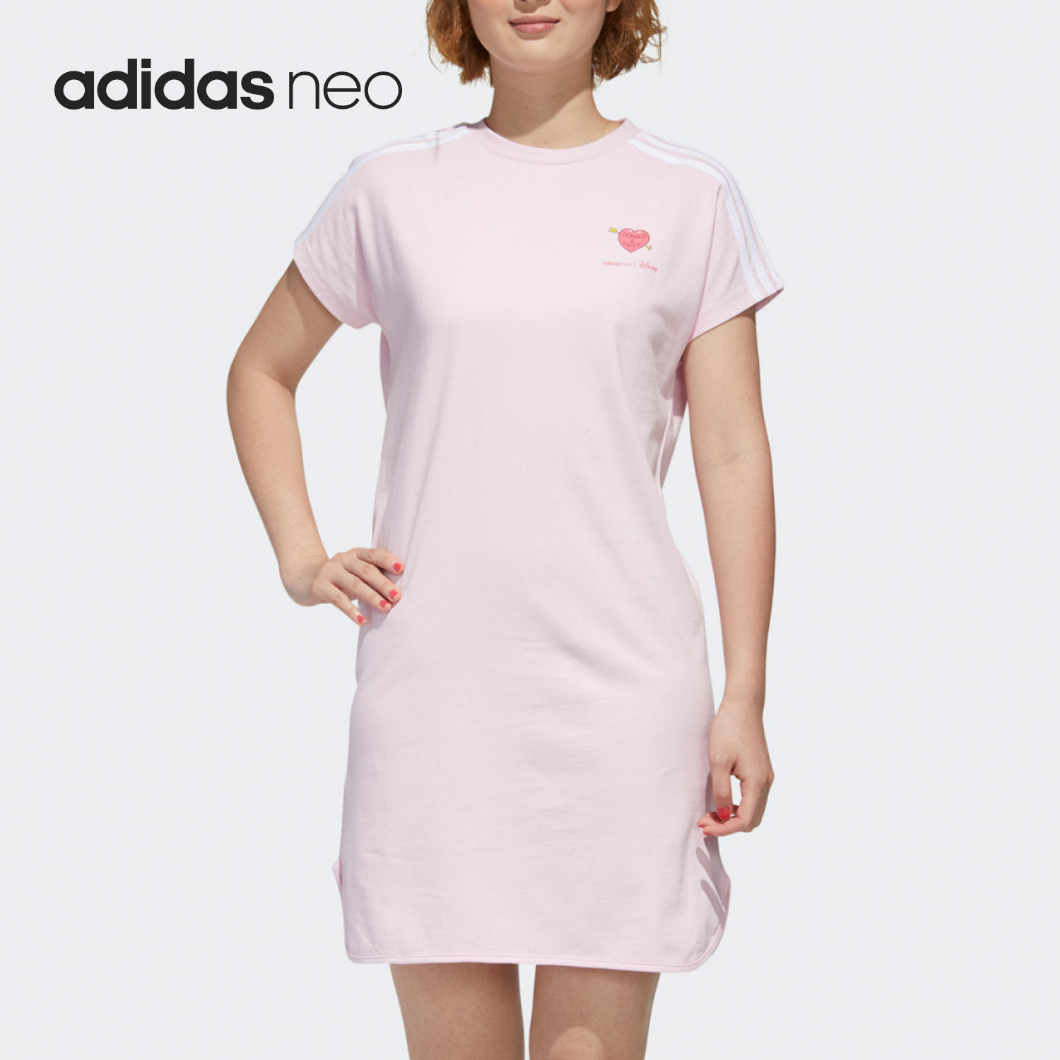 Adidas/阿迪达斯正品neo Disney唐老鸭女子运动休闲裙子 GJ5571