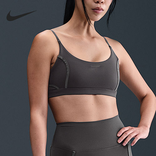 Nike/耐克正品2025 One女士细肩带训练运动内衣HQ2811-036