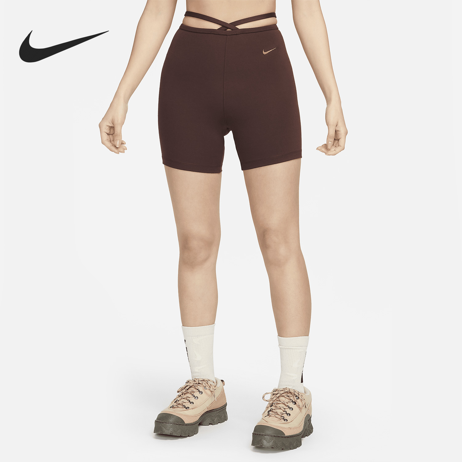 Nike/耐克正品夏季女子训练健身透气紧身骑行短裤DV7929-227