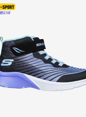 Skechers/斯凱奇正品秋季新款大童运动加绒魔术贴休闲短靴303070L