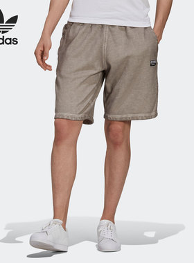 Adidas/阿迪达斯正品三叶草 春季新款男子运动毛圈布短裤 GN3297