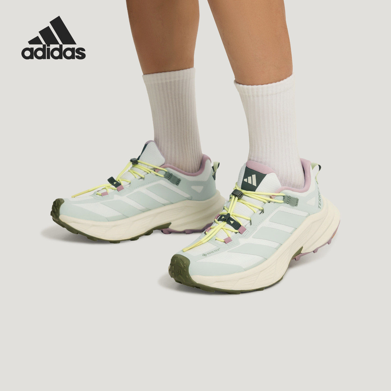 Adidas阿迪达斯正品TERREX FREEHIKER男女登山鞋/徒步鞋LA6915