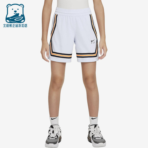 Nike/耐克正品儿童时尚休闲松紧高腰合身五分短裤DA1086-085