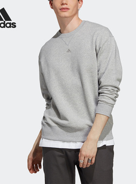 Adidas/阿迪达斯正品春季新款男子运动休闲圆领卫衣IC9806