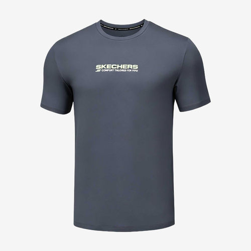 Skechers斯凯奇正品GO DRI男短袖圆领透气运动T恤P226M111-026R