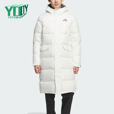 Adidas/阿迪达斯正品V L DOWN PA UG男女连帽保暖羽绒服KF4396