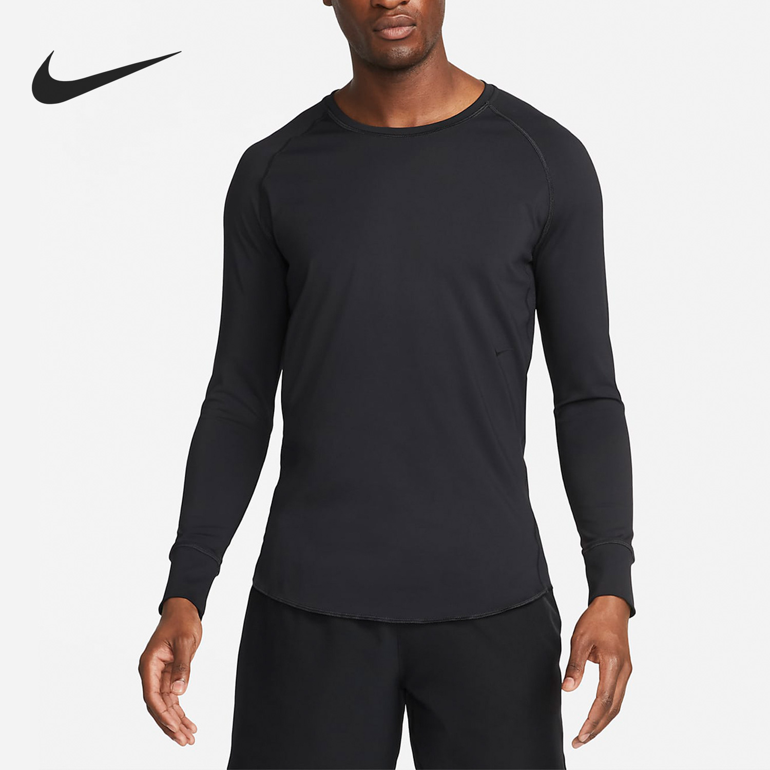 Nike/耐克正品秋冬新款男子训练运动修身长袖T恤DR1900-010