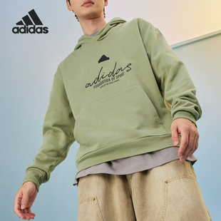 男士 新款 字母印花宽松运动卫衣IW3535 阿迪达斯正品 Adidas