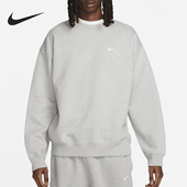 耐克正品 Solo Swoosh男士 Nike 加绒圆领宽松卫衣DX1361 063