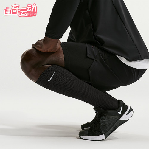 Nike/耐克正品EverydayElevated新款男经典运动长筒袜HQ8510-010