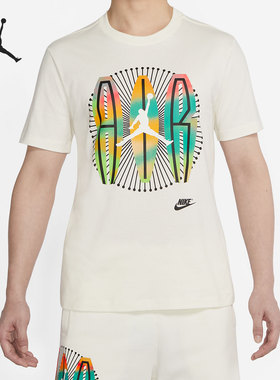Nike/耐克正品Air Jordan男子运动宽松印花短袖T恤DR1412-014