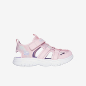 斯凯奇正品 夏季 新款 Skechers 女童轻质透气搭扣休闲包头凉鞋