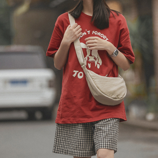 时尚 休闲包F52 潮酷户外百搭饺子包通勤斜挎男女款