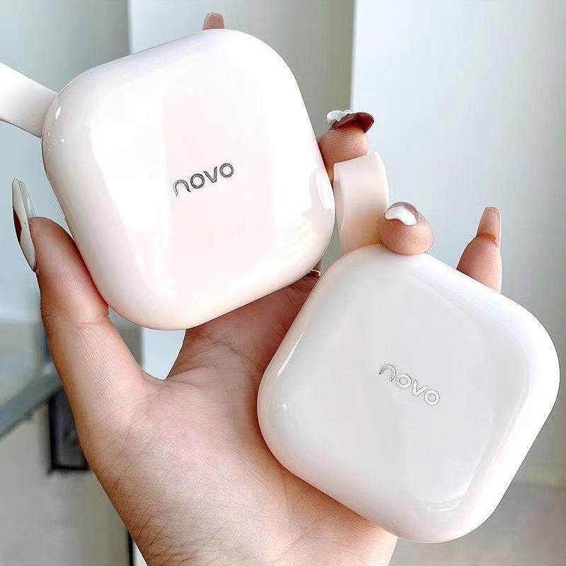 NOVO粉饼定妆持久防水防汗不脱妆干粉定妆粉蜜粉散粉化妆品彩妆女