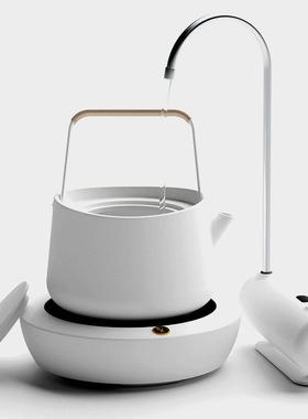 茶大师深海幽灵096充电式电动抽水器 桶装水无线自动上水器压水泵