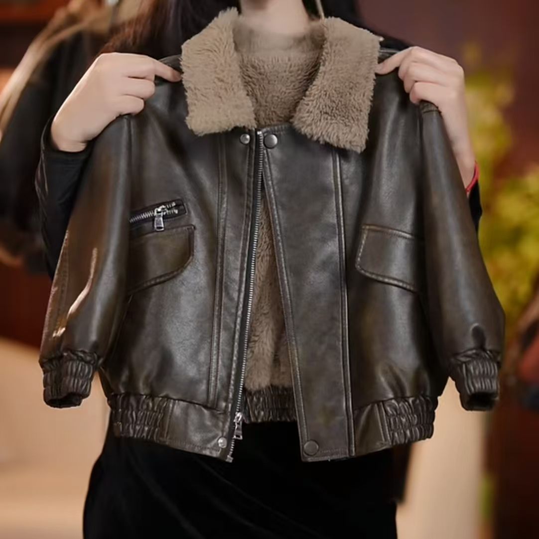 男童冬季外套男孩毛领加