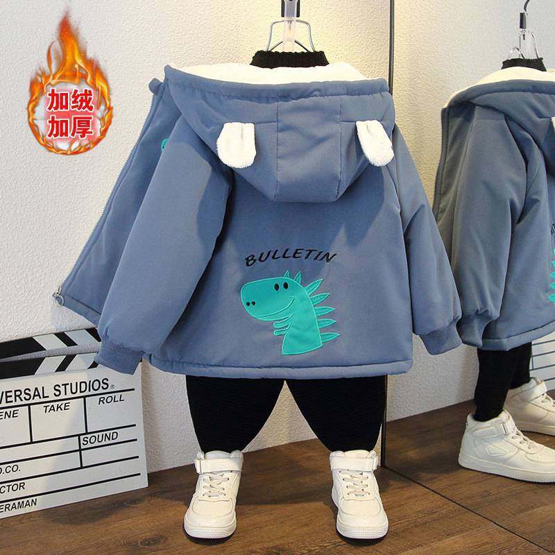 卡通男童加绒加厚外套冬季棉服女童派克服加棉冬装中小童男宝宝衣,童装/婴儿装/亲子装,棉袄/棉服,淘宝优惠券,粉丝福利购,淘宝优惠卷