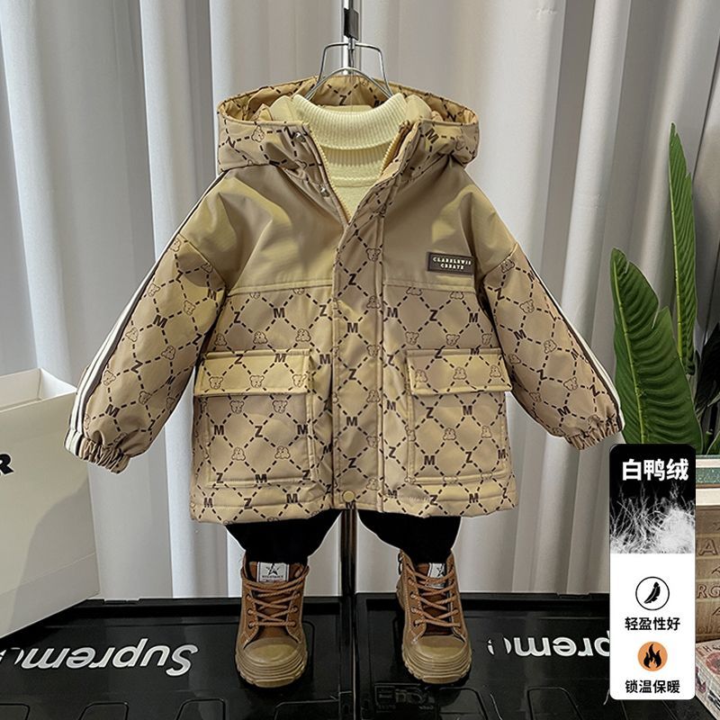 儿童冲锋衣三合一羽绒内