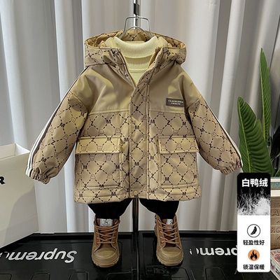 儿童冲锋衣三合一羽绒内