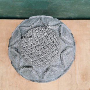 新款花岗岩莲花头围墙门柱栏杆柱子球风H水雕刻石球工艺品石雕摆