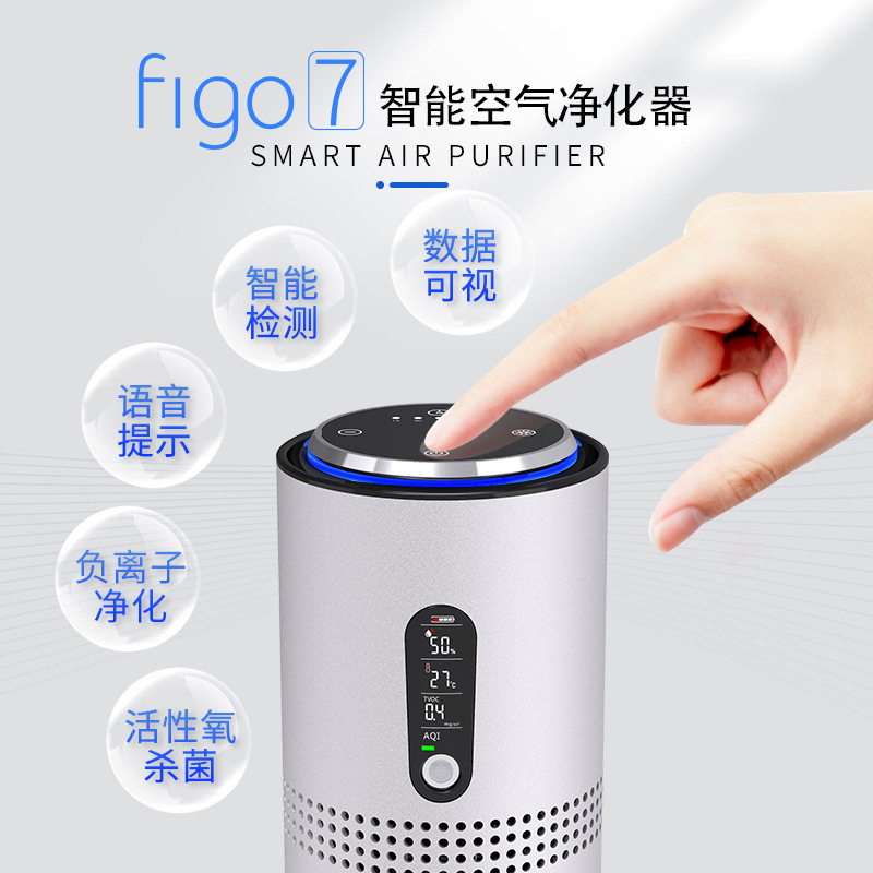 车载空气净化器新l汽车用内除甲醛杀菌除异味烟味负离子臭氧智能
