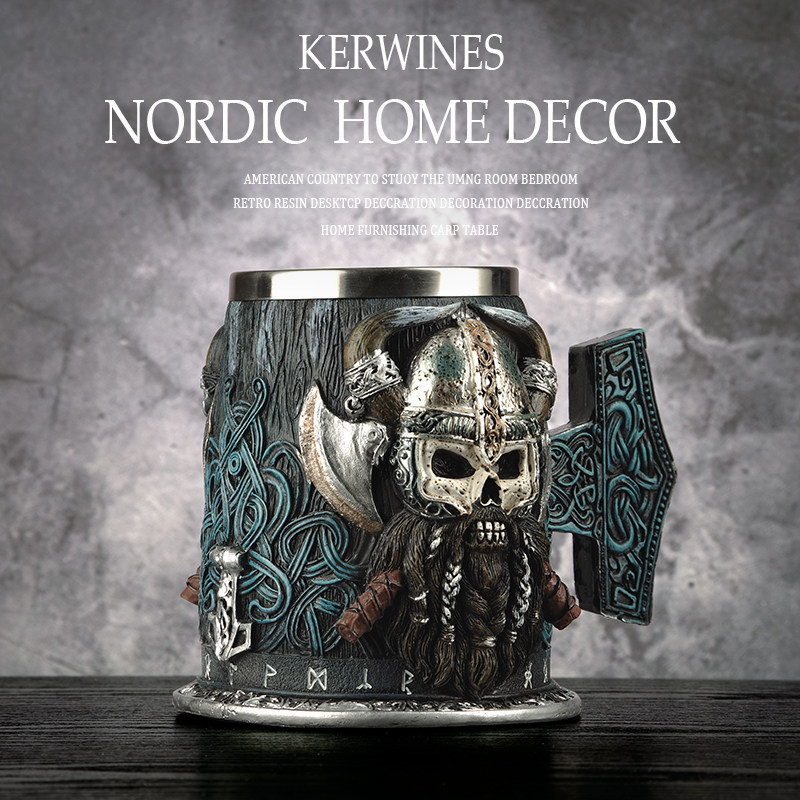 德国啤酒杯复古创意大酒杯扎啤杯陶E瓷酒杯浮雕杯马克杯酒杯酒吧