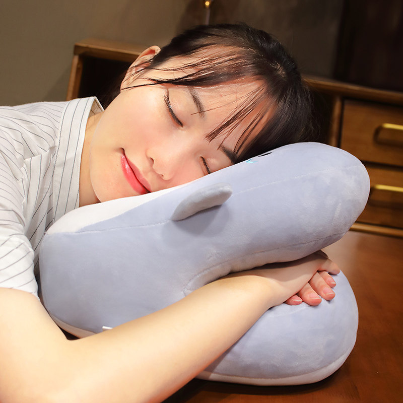 江豚笑笑午睡枕趴睡枕学生桌上趴睡午休枕M办公室抱枕女生睡觉枕,居家布艺,午睡枕,淘宝优惠券,粉丝福利购,淘宝优惠卷