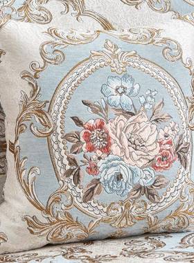 式欧华花边抱枕客厅沙发靠背垫靠包枕头奢套汽抱枕套腰BLY-0425枕