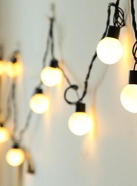 LDEc日m大圆球彩灯闪灯串灯满天星星灯圣诞房间婚GUQ庆节5装饰