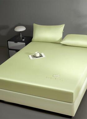 全202件5新款冰丝单床笠件夏季凉感纯色床罩包三式床20250525组床