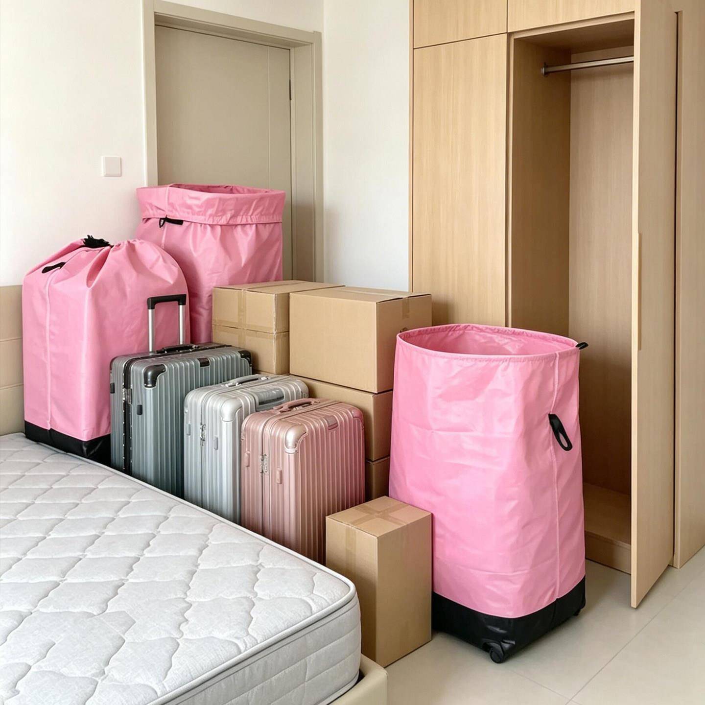 搬家打包袋蛇用皮袋结实耐大容量加厚被收纳行李子衣服快递中转袋