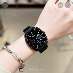 歌浪迪男女爆款时尚情侣腕表乐言轻奢高颜值防水日历潮流石英手表