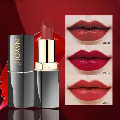 【推荐】口女不掉色不沾杯复古显白保湿滋润番茄正红色正品