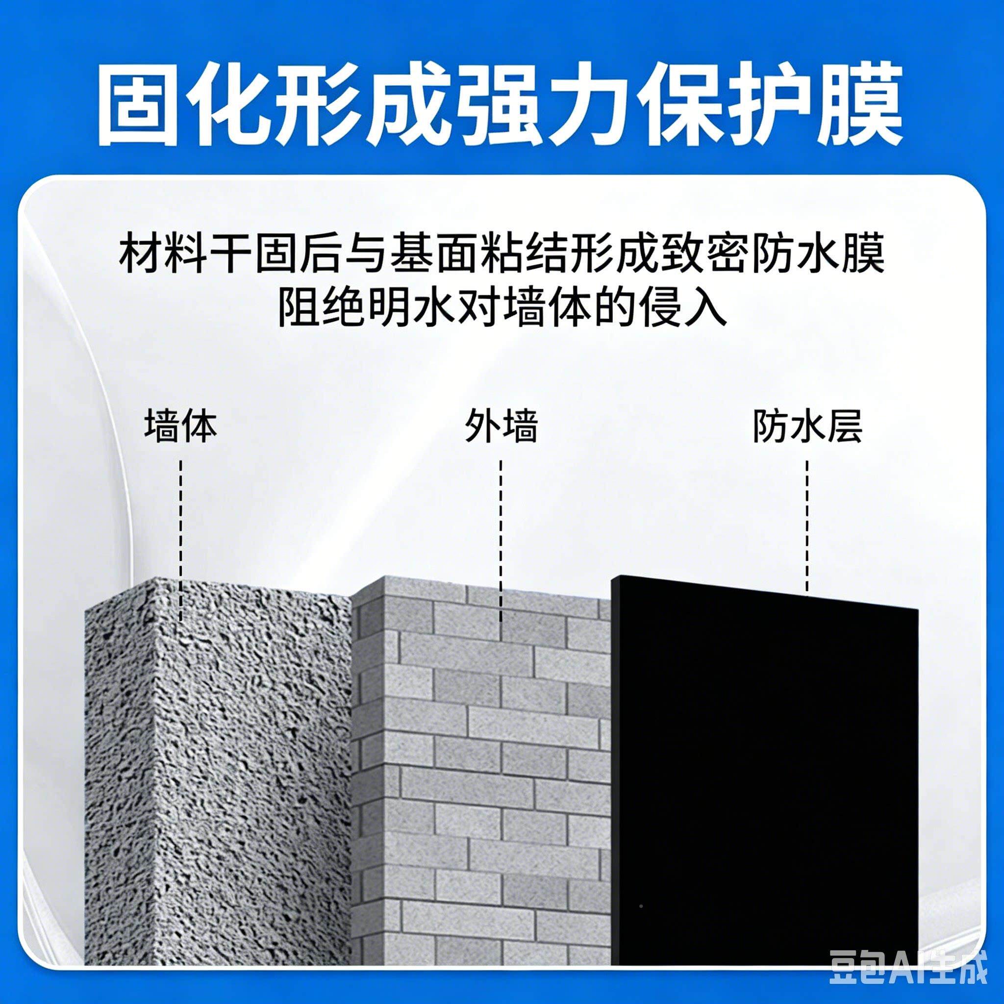 【德国墙新材料267】防水补漏喷雾用于通屋顶缝外裂堵漏室内外用W