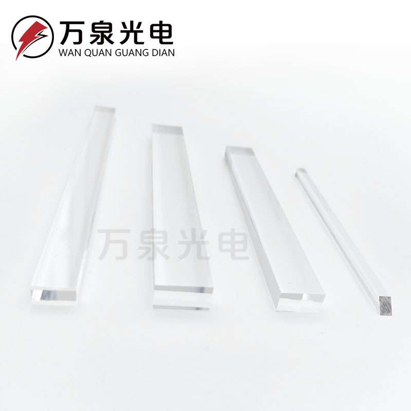 加工玻璃光学导光柱 直角梯形舞台灯棒镜四棱六棱镜 少量现货可选