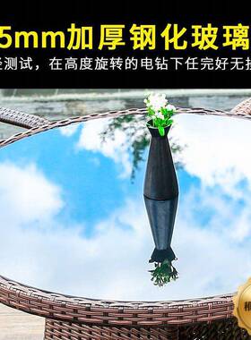 阳台小桌16568椅藤椅件套组合三休闲桌椅庭外院藤椅子茶室外藤编