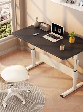 RNQ公桌学生办学习家用书桌式写字桌电脑桌手摇台升降桌桌升降桌