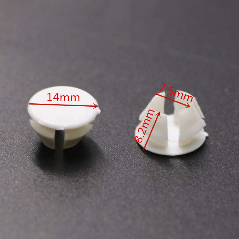 14#塑料涨栓工艺孔盖塑钢断桥铝门窗安装膨胀螺栓黑白防水防锈盖