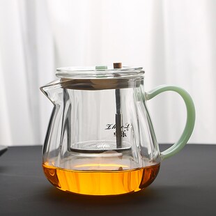 耐高温全玻璃内胆飘逸杯泡茶壶懒人简易茶壶可拆洗过滤泡茶器