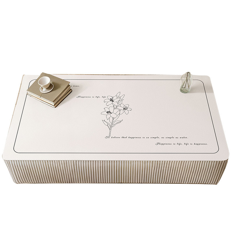 2023年新款茶几垫高级感防水防油防烫桌面免洗长方形轻奢pvc桌垫