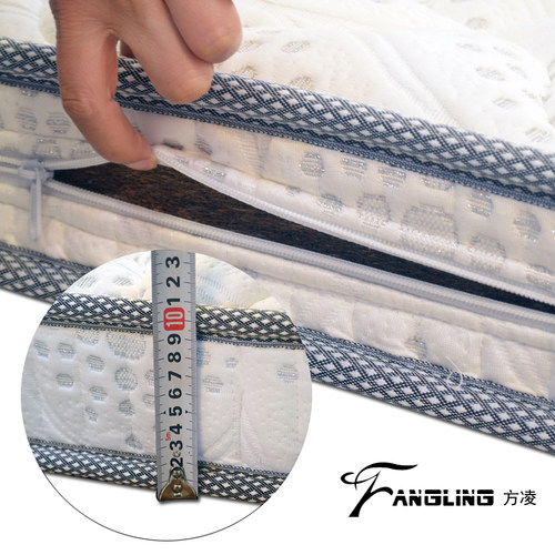 大连方凌床垫金装系列零甲醛环保3D纯棕10公分天然椰棕