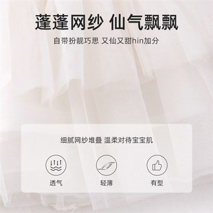 女童裙子夏季宝宝蓬蓬裙夏装婴儿短裙薄款小童童装儿童半身裙夏款