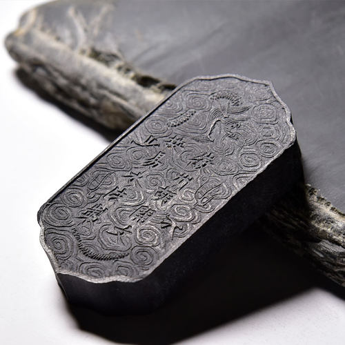 徽墨老墨80年代徽墨 墨条墨块文房四宝墨锭精品歙砚老胡开文松烟