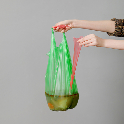 锐王厨房厨余湿垃圾袋家用手提式加厚加大免撕抽取式背心环保分类